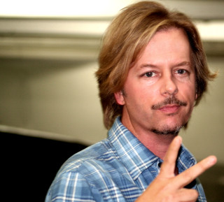 Man mustache blue shirt pointing - verdadism free wallpaper