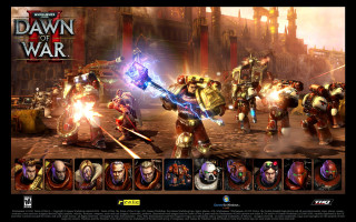 Warhammers game characters weapons background - warhammer free wallpaper
