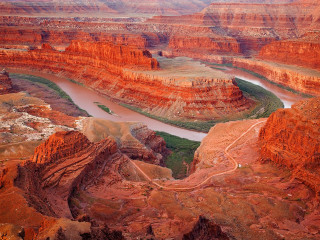 River canyon mountains cliffs nature - a canyon free wallpaper