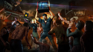 Zombie city trophy group people - zombie free wallpaper