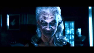 Woman makeup dark room mirror - other person free wallpaper