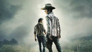 Two men standing field sky 3 - a cowboy hat free wallpaper
