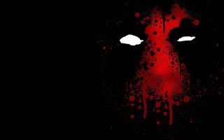 Blood splatter galaxy night starry - sinister free wallpaper