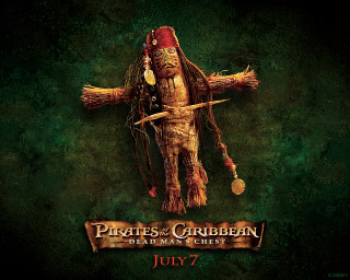 Pirates scarecrow sword coin poster - his hand free wallpaper for desktop
