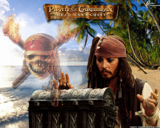Pirate gold chest skull pirate - a pirate free wallpaper