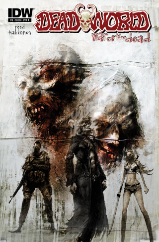 Zombie man gun woman gun - a comic book free wallpaper