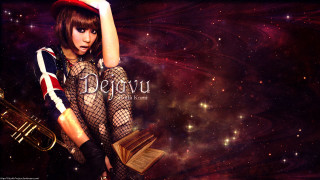 Woman bodysuit book trumpet space - gothic art free wallpaper for desktop