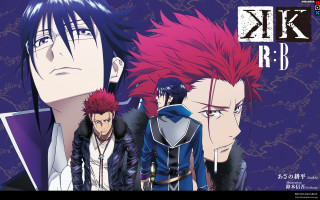 Anime redhair blackclothes group 3 - black clothes free wallpaper