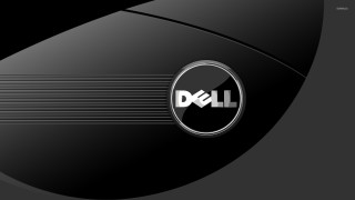 Dell logo black background black - the bottom of the logo free wallpaper