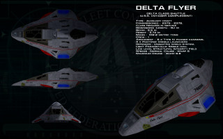 Futuristic space ship small background - smaller free wallpaper