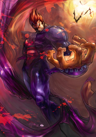 Demon blood ball bat wings - blood free wallpaper