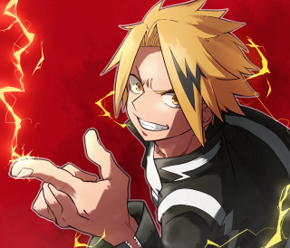 Blonde man black white shirt - lightning free wallpaper