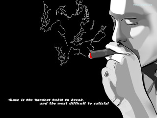Smoking man world map quote - david gilmour blythe free wallpaper