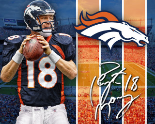 Football player stadium denver cowboys - rembrandt style free wallpaper