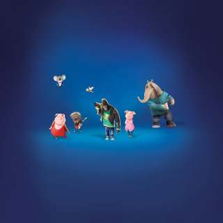 Toy figurines group butterfly disney - overhead free wallpaper