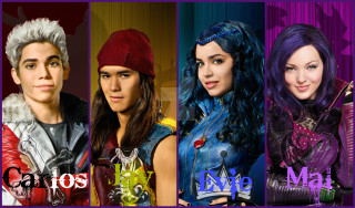Diverse group costumes hair colors - different free wallpaper
