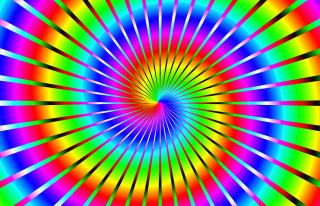 Psychedelic op art digital rendering - psychedelic art free wallpaper
