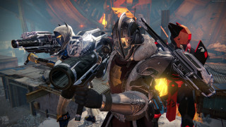 Armor gun robot scifi mecha - a video game scene free wallpaper