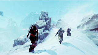 Mountain climbing players snowy ice - a snow free wallpaper