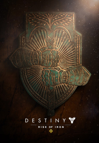 Metal plaque destiny rise of - symbolism free wallpaper