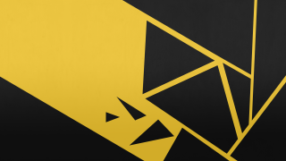 Black yellow painting cat background - a black triangle free wallpaper