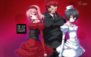 Anime couple gothic art concept - concept art free wallpaper for desktop