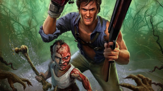 Man zombie knife bloody forest - bloody free wallpaper