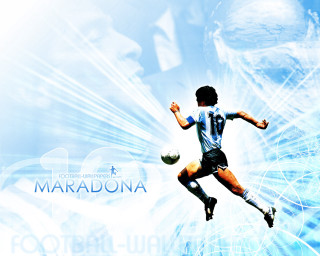 Soccer player jumping ball blue - heroic free wallpaper