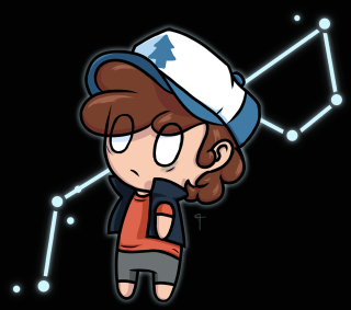 Cartoon character hat black background - chippy free wallpaper