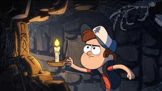 Cartoon character candle cave creepy - cliff childs free wallpaper