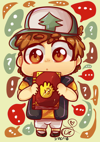 Cartoon boy red box tree - a red box free wallpaper