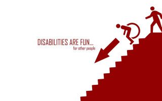 Man climbing stairs red arrow - another man free wallpaper