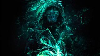 Man mask green light black - a green light free wallpaper