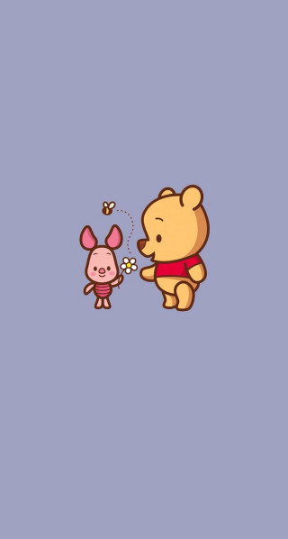 Pooh pig flying cartoon pink - e. william gollings free wallpaper
