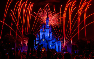 Castle fireworks night people celebration - firework free wallpaper