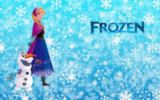 Frozen princess snowman wallpaper ice - back side free wallpaper