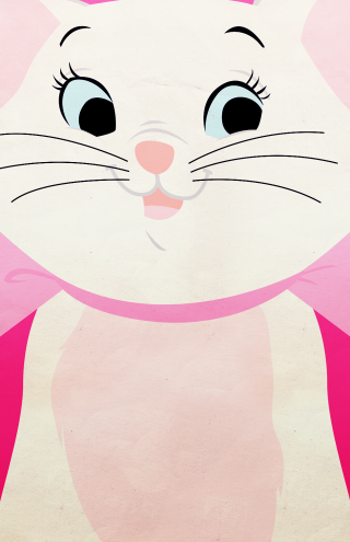 Pink white cat collar bow - its neck free wallpaper
