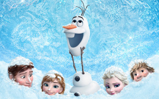Group snow frozen queen frozen - top of them free wallpaper
