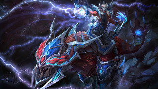 Demonic creature sword lightning background 2 - his hand and lightning free wallpaper