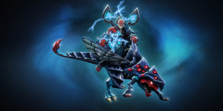 Man riding dragon lightning blue - lightning free wallpaper