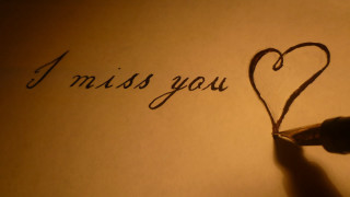 Person writing pen heart string - a piece of paper free wallpaper