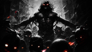 Demonic man gothic dark fantasy - a demonic looking man free wallpaper