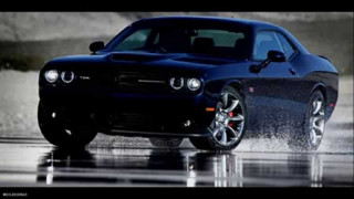Black dodge rainy road bw - a wet road in the rain free wallpaper