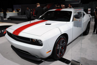 White red car showroom people - car free wallpaper