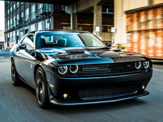 Black dodge demon city street - neoclassicism free wallpaper for desktop