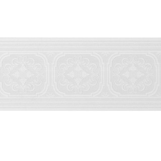 White wall decorative foliage lace - a white border free wallpaper