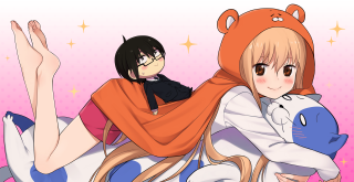 Girl bed bear back cat - a bear free wallpaper