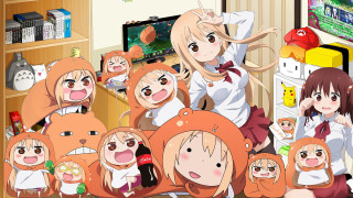 Anime girls tv room character - a group of anime girls free wallpaper