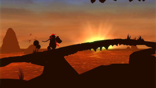 Man horse bridge water sunset - altoon sultan free wallpaper