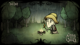 Cartoon character holding candle forest - another character free wallpaper